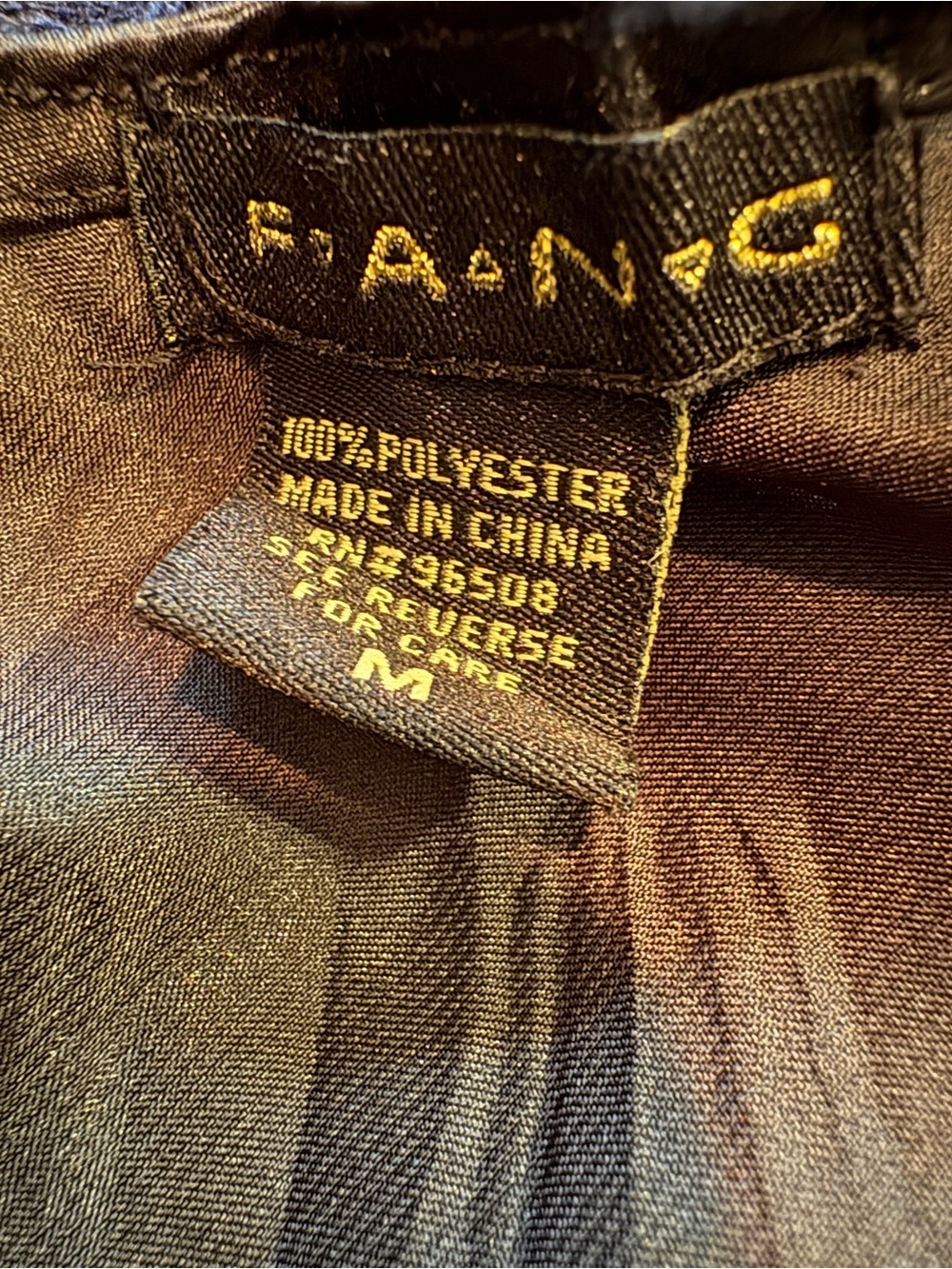 Vintage Y2K Tuscan Mom Top by FANG Sz M - Picture 5 of 6